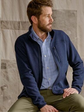 Orvis R65 Sweater Fleece Jacket Full Zip Men’s M Gorpcore Outdoor Hiking $119